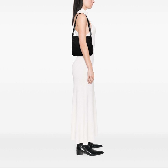 Pre-Loved Prada Cotton Shoulder Bag - Picture 6 of 7